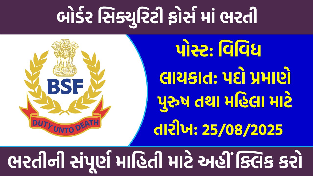 BSF Recruitment 2025