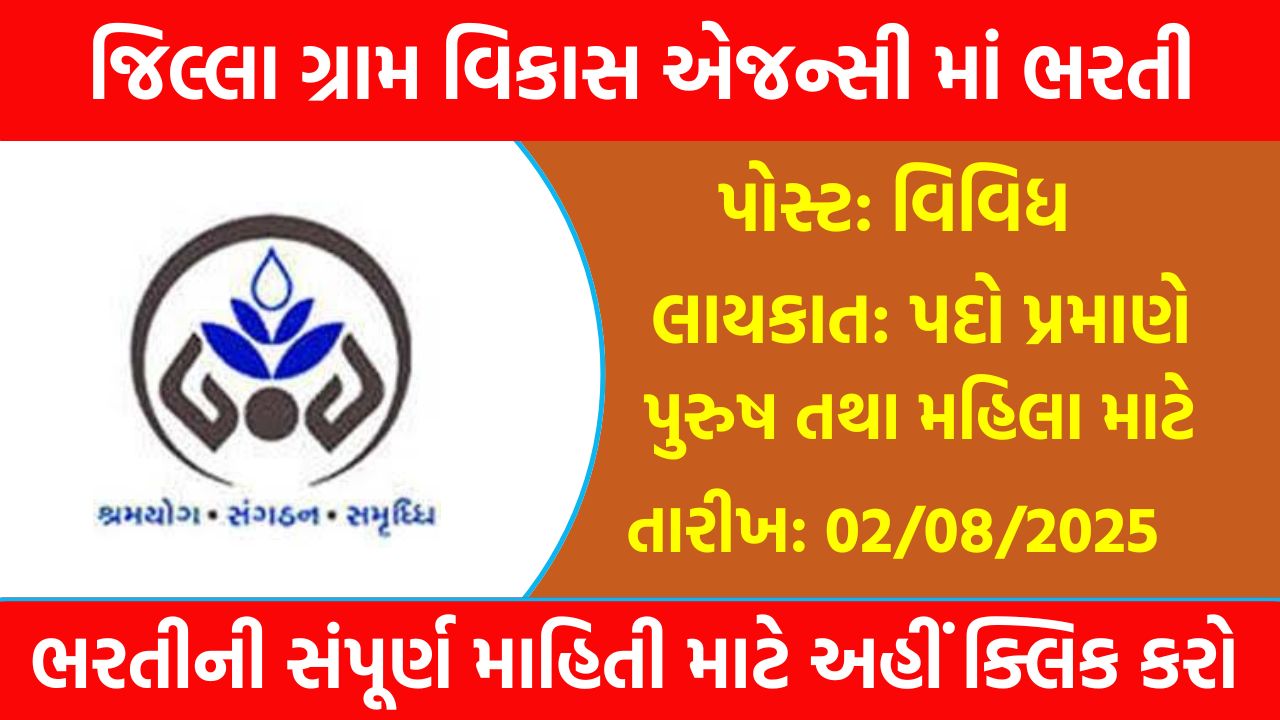Jilla Gram Vikas Agency Recruitment