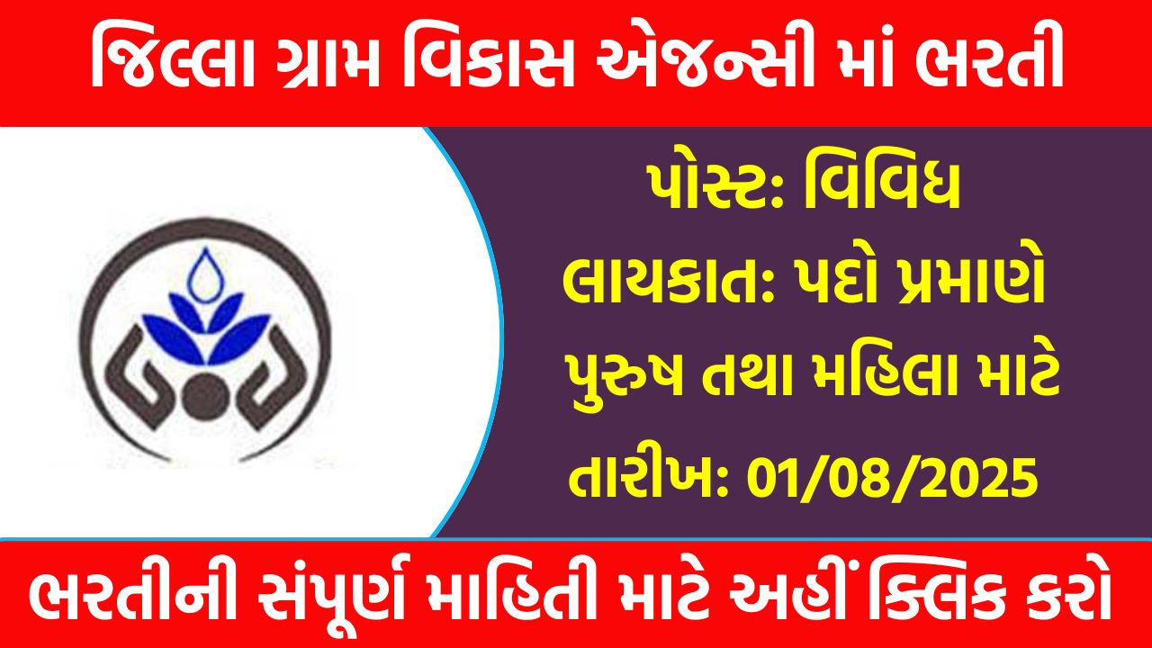 Jilla Gram Vikas Agency Recruitment